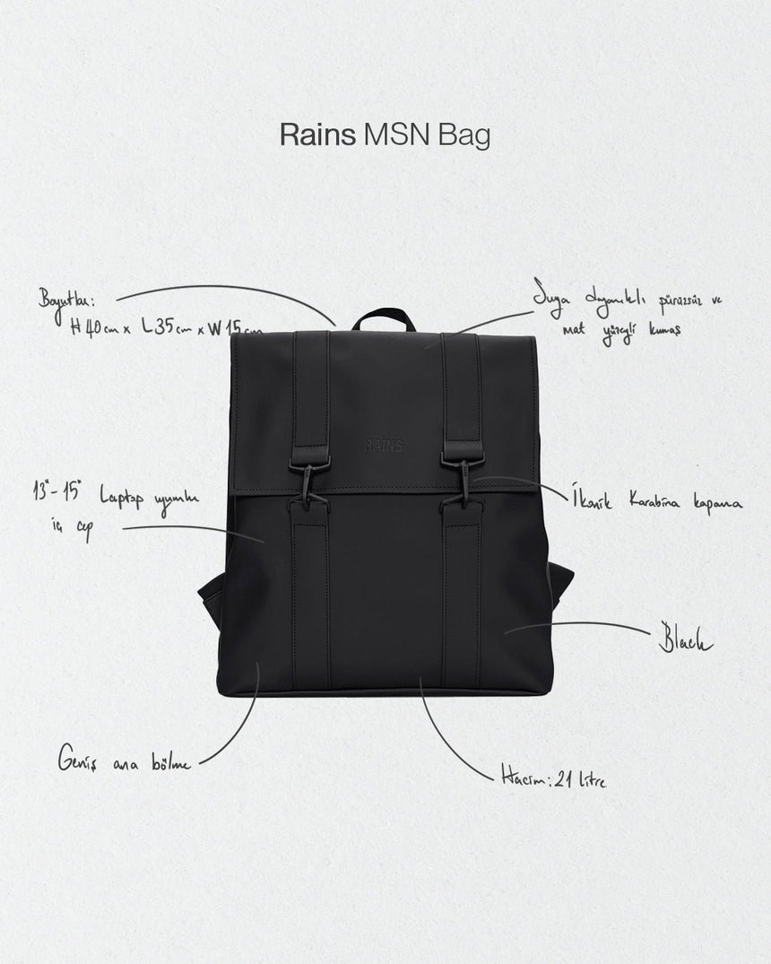 Rains MSN Bag Sırt Çantası