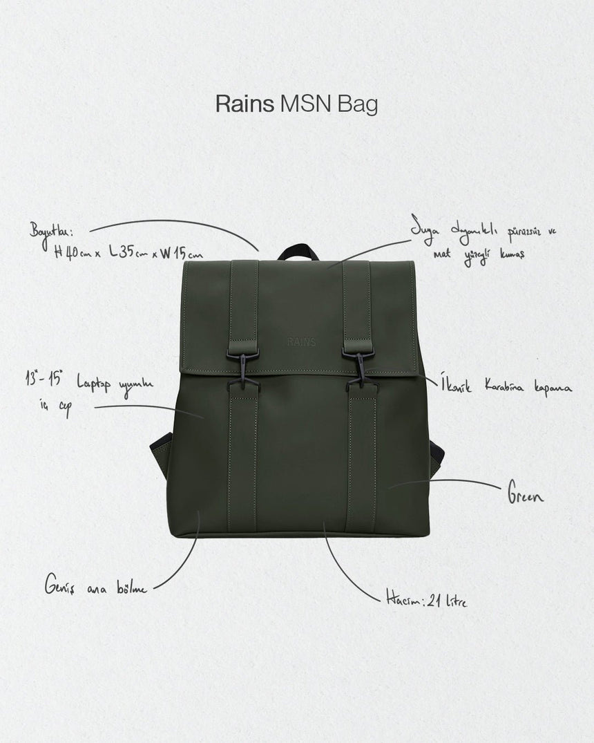 Rains MSN Bag Sırt Çantası