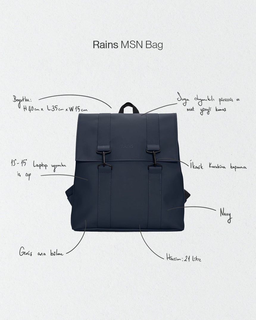 Rains MSN Bag Sırt Çantası