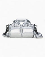 Rains Nyssa Puffer Duffel Crossbody Mini Omuz Çantası Mirror