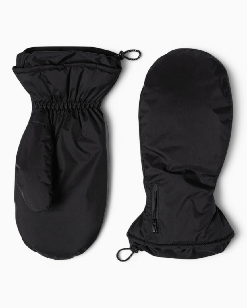 Rains Padded Nylon Mittens Black