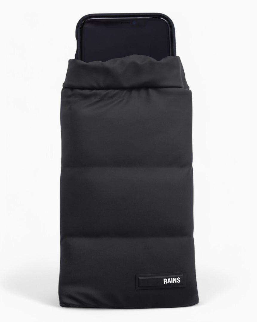 Rains Phone Cover Quilted Black