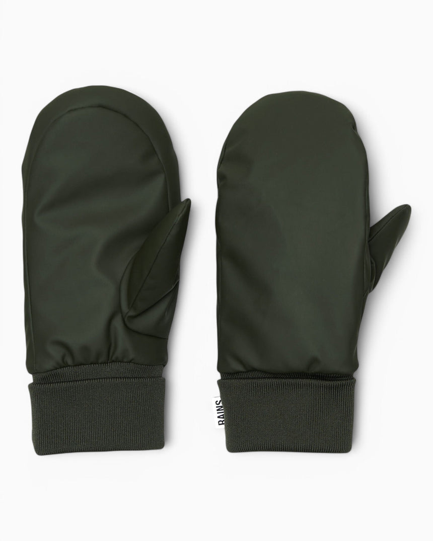 Rains Puffer Mittens Green