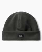 Rains Ribbed Fleece Beanie Green