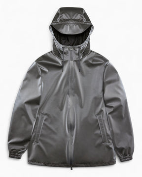 Rains Storm Breaker Metallic Grey