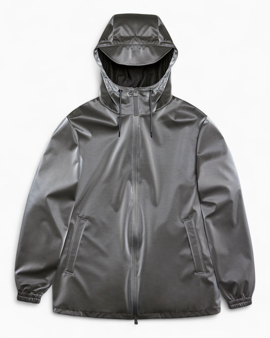 Rains Storm Breaker Metallic Grey