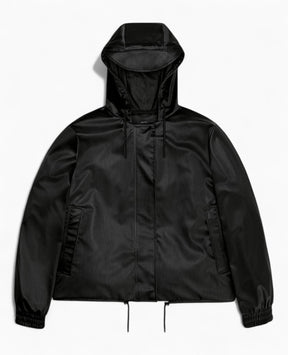 Rains String W Jacket Black Grain