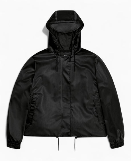 Rains String W Jacket Black Grain