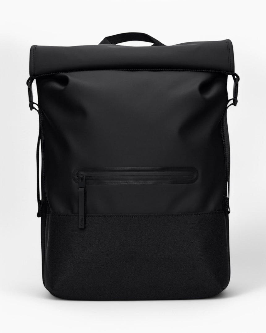Rains Trail Rolltop Backpack Sırt Çantası Black