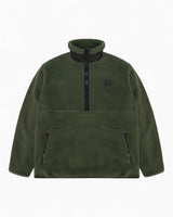Rains Yermo Fleece Half Zip Sweatshirt Green