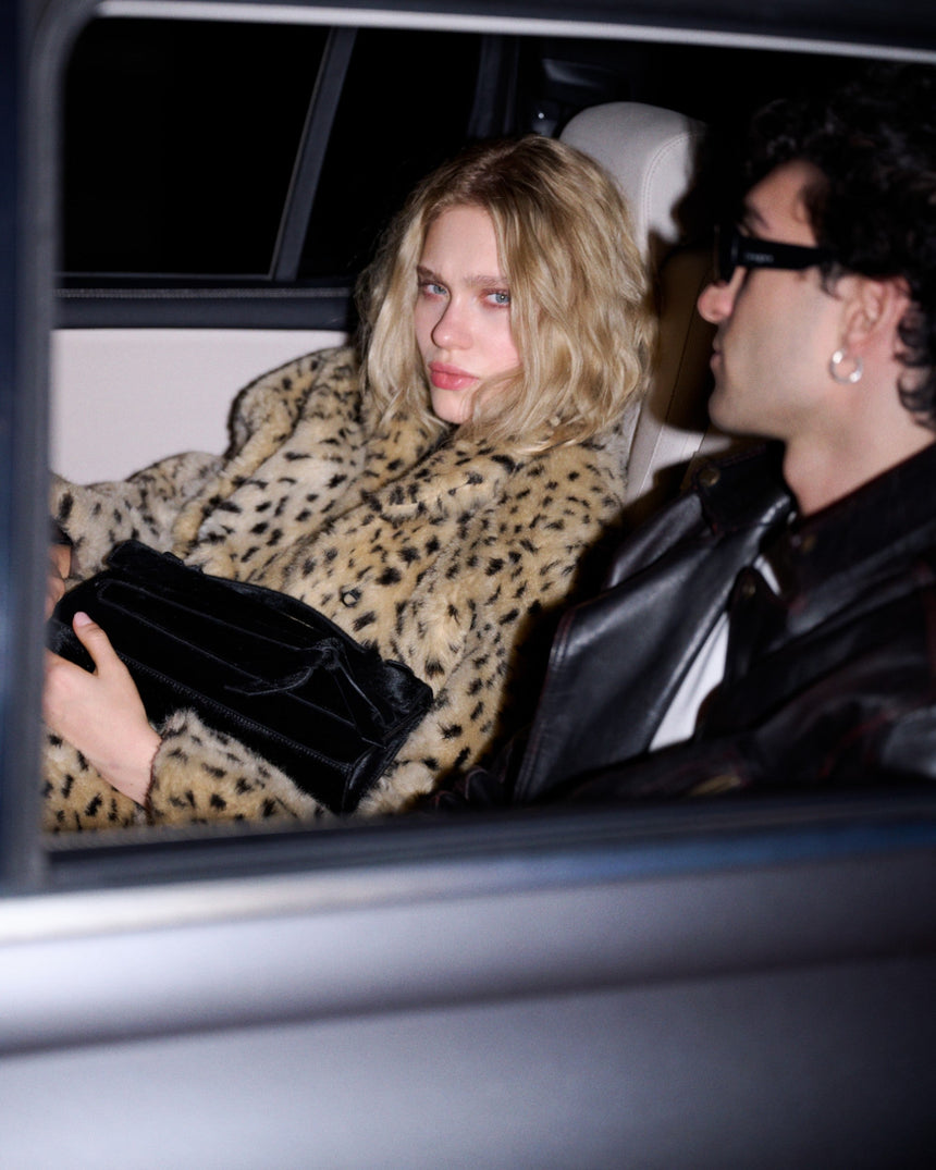 Sade216 Beliz Kadın Feathered Suede Çanta