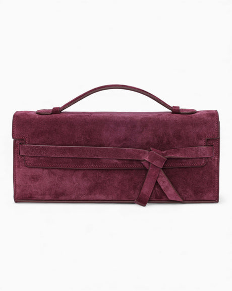 Sade216 Beliz Kadın Suede Çanta Deep Wine