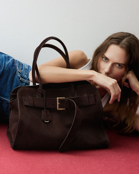Sade216 Bilsen Suede Kadın Çanta Espresso