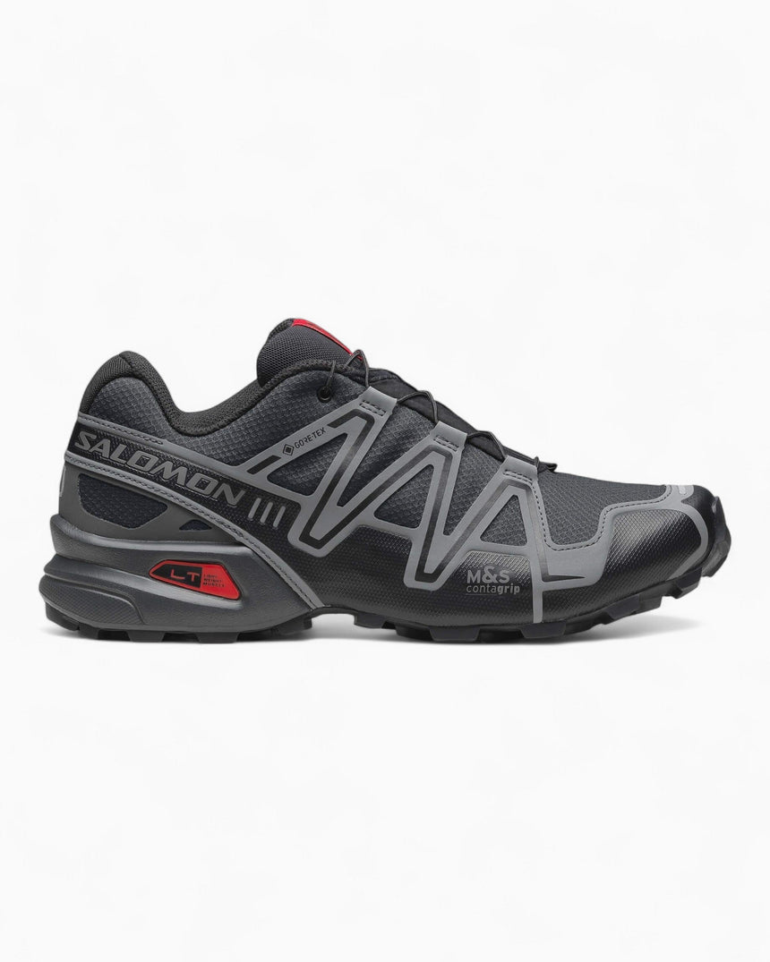 Salomon Speedcross 3 GORE-TEX Erkek Sneaker Black/Asphalt/Flame Scarlet