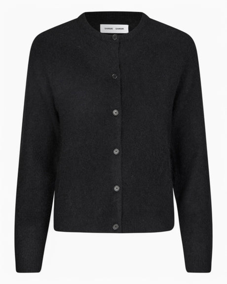 Samsøe Samsøe Nor Short Cardigan Kadın Hırka Black