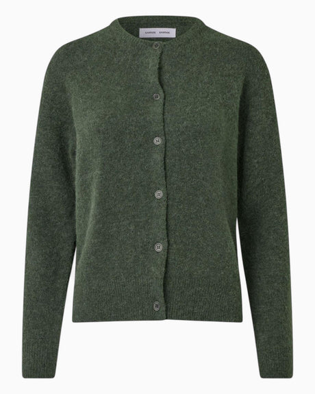 Samsøe Samsøe Nor Short Cardigan Kadın Hırka Forest Night