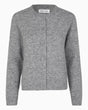 Samsøe Samsøe Nor Short Cardigan Kadın Hırka Grey Mel.