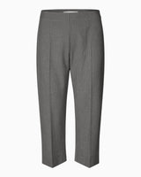 Samsøe Samsøe Sacorla Trousers Dark Gull Gray Pinstripe