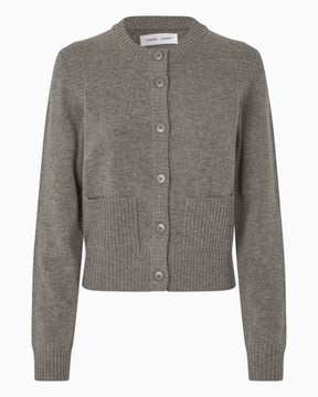 Samsøe Samsøe Saelif Short Cardigan Dark Grey Mel.