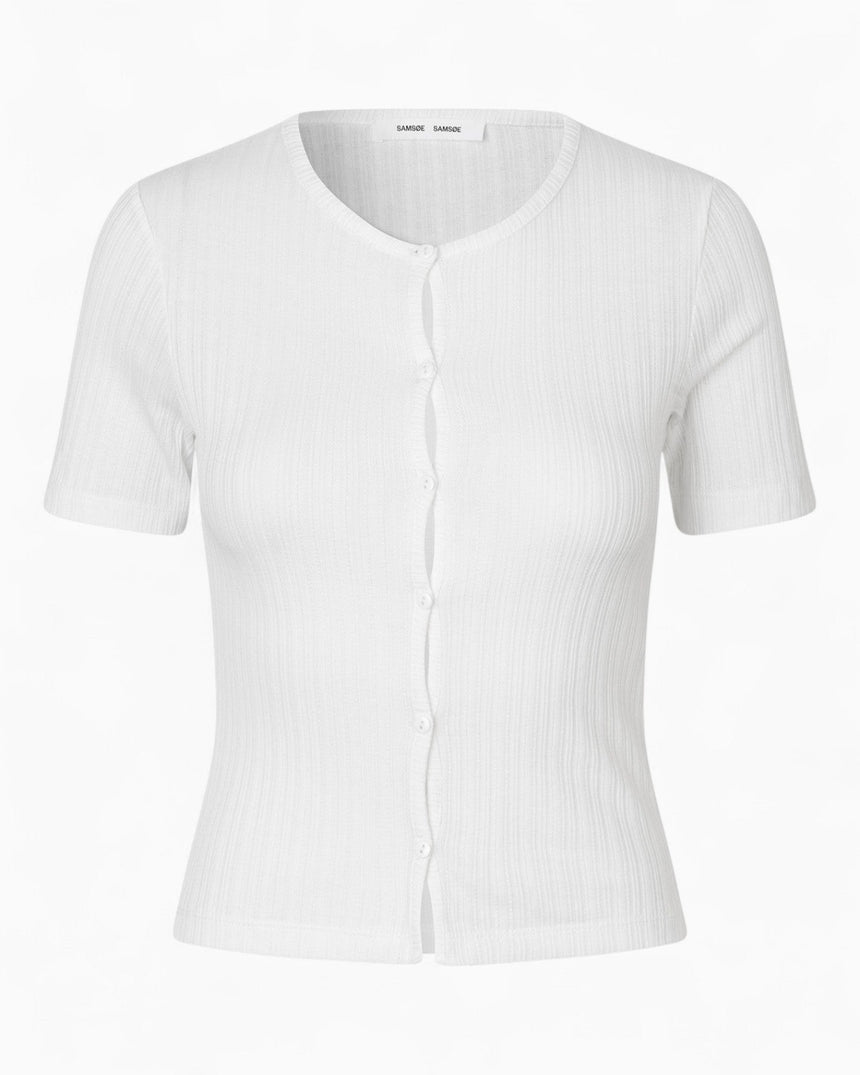 Samsøe Samsøe Sajuni SS Cardigan White