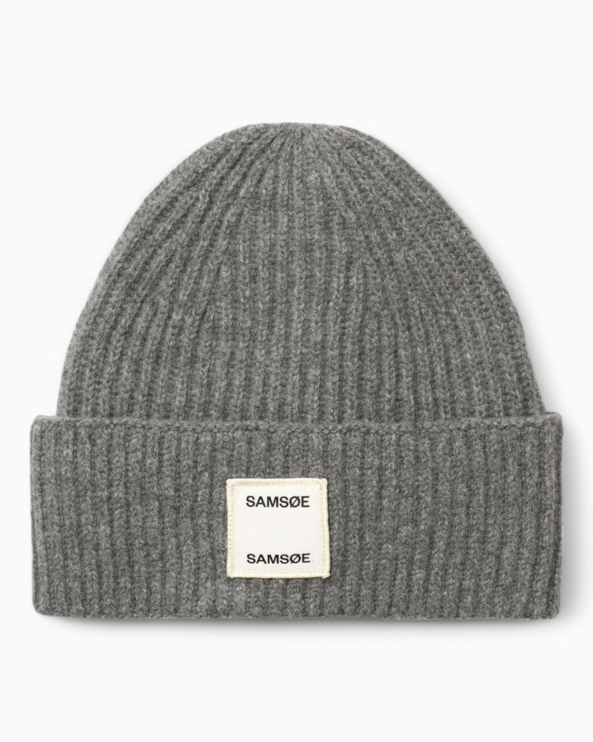 Samsøe Samsøe Samsoe W Beanie Dark Grey Melange
