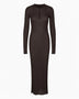 Samsøe Samsøe Sasonnet Dress Chocolate Torte