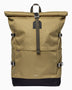Sandqvist Icon Rolltop Sırt Çantası L Olive Drab with Black Leather