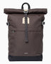 Sandqvist Icon Rolltop Sırt Çantası M Brown with Natural Leather