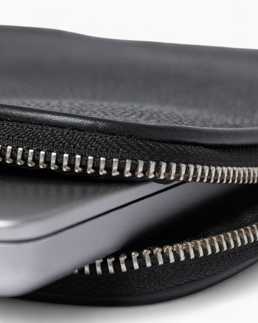 Sandqvist Leather Laptop Case Piping