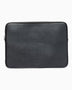 Sandqvist Leather Laptop Case Piping Black