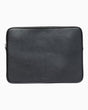 Sandqvist Leather Laptop Case Piping Black