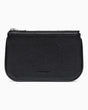 Sandqvist Leather Zip Wallet Piping Black