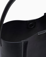 SAYÉS Large Tote Plissé Deri Kadın Omuz Çantası