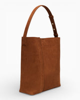 SAYÉS Large Tote Plissé Nubuck Kadın Omuz Çantası