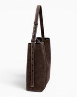 SAYÉS Large Tote Plissé Suede Kadın Omuz Çantası