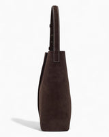 SAYÉS Large Tote Plissé Suede Kadın Omuz Çantası