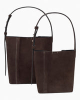 SAYÉS Large Tote Plissé Suede Kadın Omuz Çantası