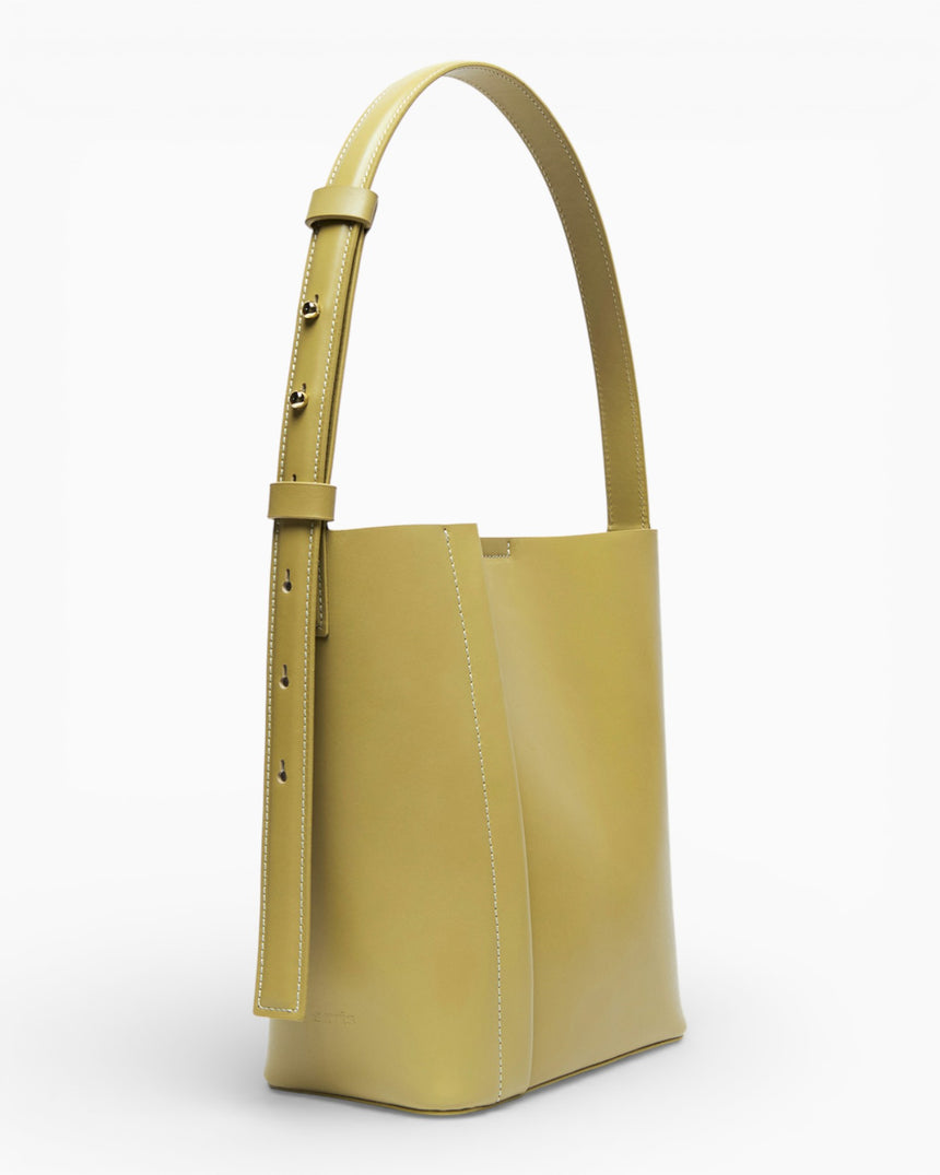 SAYÉS Medium Tote Plissé Deri Kadın Omuz Çantası