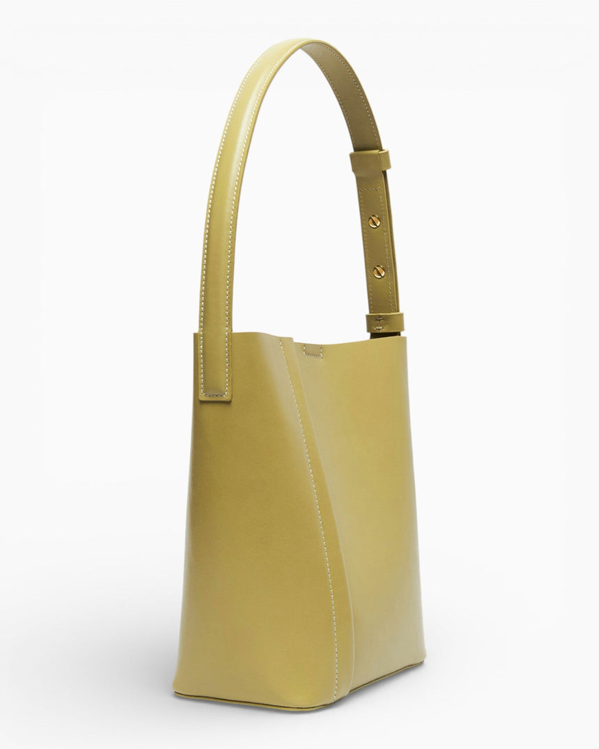 SAYÉS Medium Tote Plissé Deri Kadın Omuz Çantası