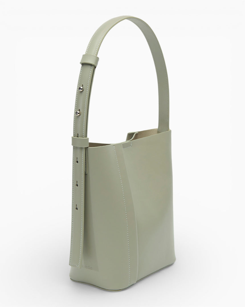 SAYÉS Medium Tote Plissé Deri Kadın Omuz Çantası