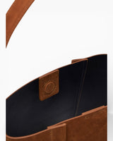 SAYÉS Medium Tote Plissé Nubuck Kadın Omuz Çantası