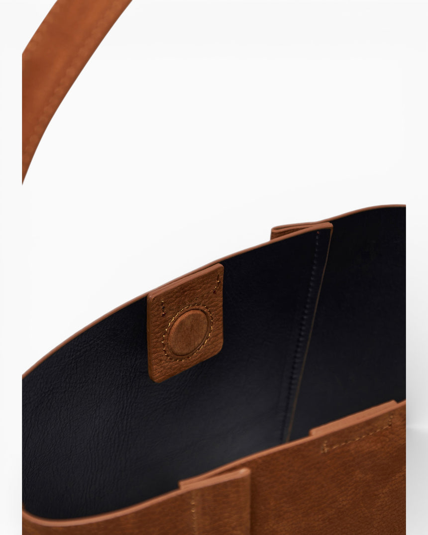 SAYÉS Medium Tote Plissé Nubuck Kadın Omuz Çantası