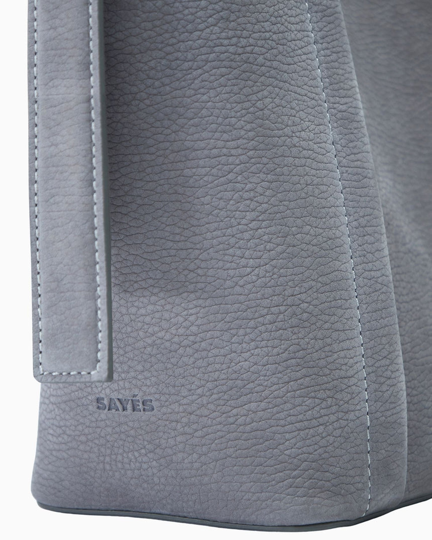 SAYÉS Medium Tote Plissé Nubuck Kadın Omuz Çantası