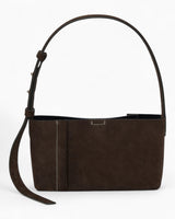 SAYÉS Small Tote Plissé Suede Kadın Omuz Çantası
