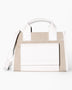 SAYÉS Stitched Pocket Mini Kadın Omuz Çantası Beige and Off - White