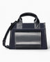 SAYÉS Stitched Pocket Mini Kadın Omuz Çantası Navy and Black