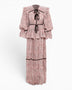 Sculpture Çiçek Desenli Viskoz Kadın Elbise Pink