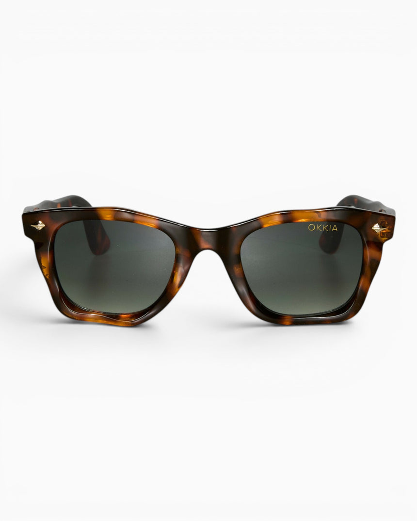 Okkia Seletti X Okkia Dakota Güneş Gözlüğü Classic Havana/Green Lenses