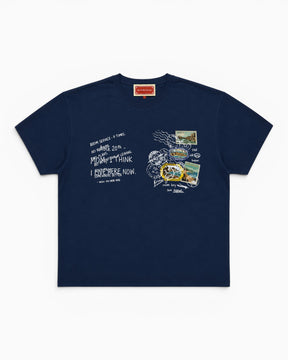 Soon To Be Announced Postcard From Far Tee Navy