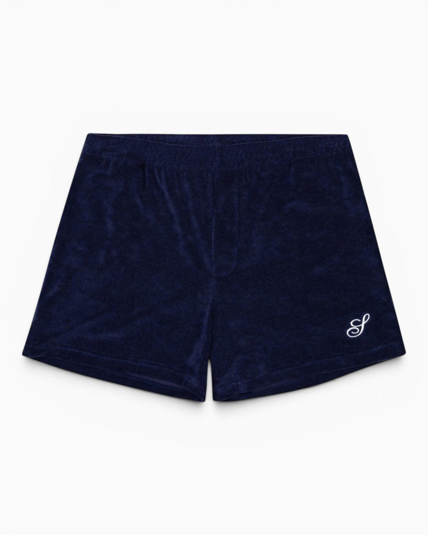Soon To Be Announced S Logo Terry Kadın Şort Navy
